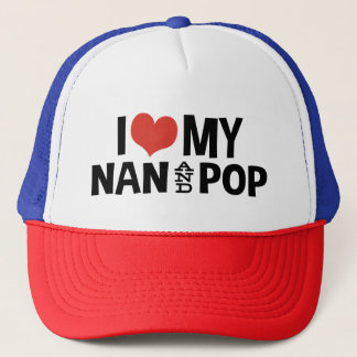 Casquette I Love My Nan and Pop