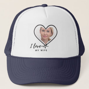 Casquette I Love My Wife PHOTO Gift - Best Friend Custom