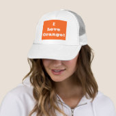Casquette I Love Orange (En situation)