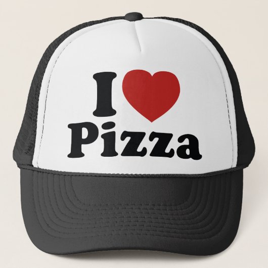 Casquette I Love Pizza (Devant)