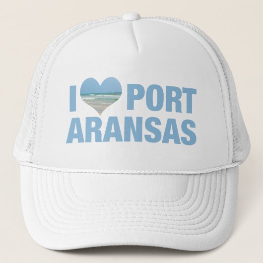 Casquette I Love Port Aransas Cute Texas Beach (Devant)