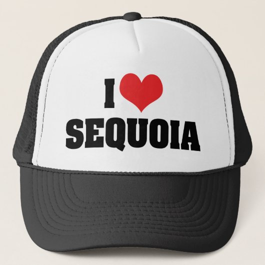 Casquette I Love Sequoia (Devant)