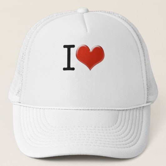 Casquette I Love souvenirs (Devant)