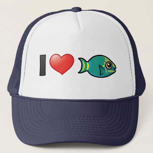 Casquette I Love Stoplight Parrotfish (Devant)