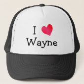 Casquette I Love Wayne (Devant)