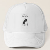 Casquette I Love You Forever Minimalist Line Art Hat (Devant)