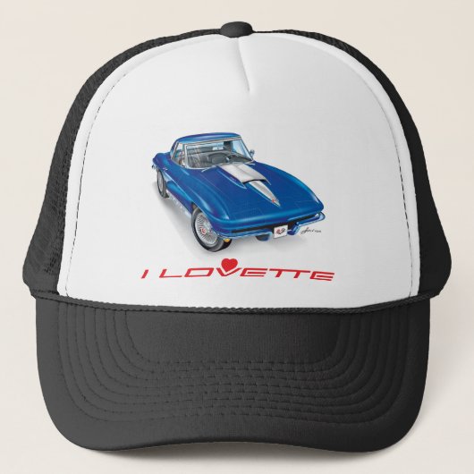 CASQUETTE I LOVETTE UNIQUE CONCEPTION DE VOITURE (Devant)