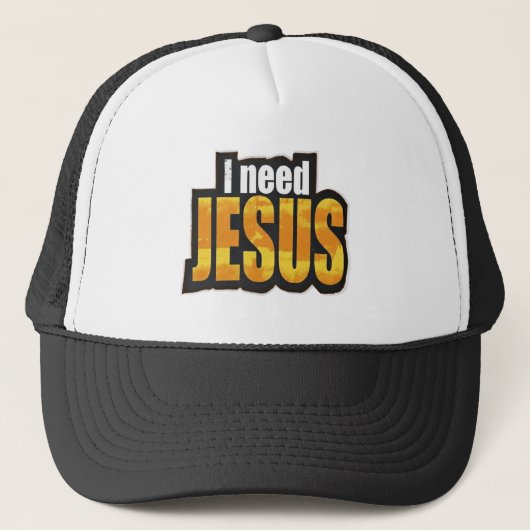 Casquette I need JESUS - Christian (Devant)