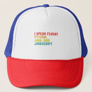 Casquette i Parle Fluent Informatique Langue Funny Coding