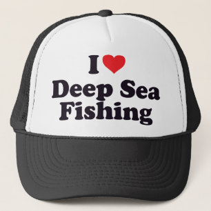 Casquette I pêche maritime profonde de coeur