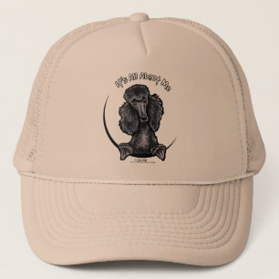 Casquette IAAM de caniche noir