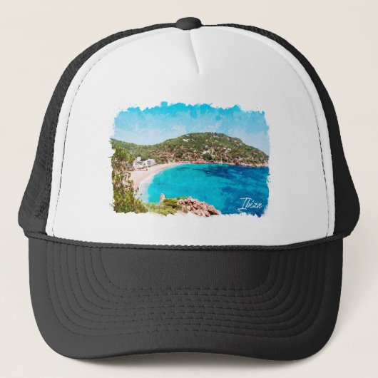 Casquette Ibiza Espagne Plage Paysage Voyage (Devant)