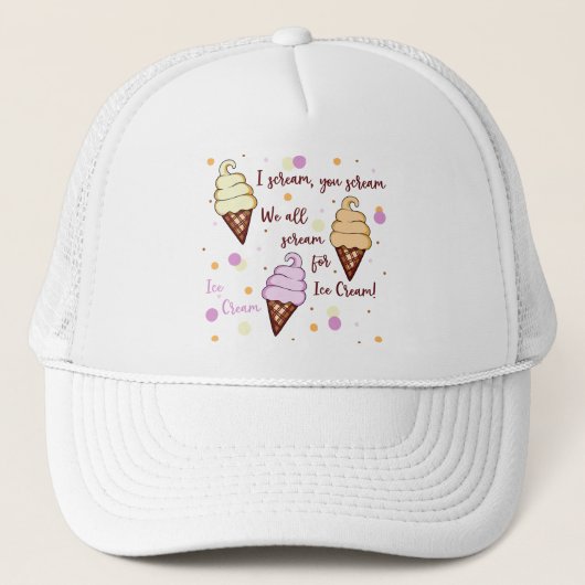 Casquette Ice Cream (Devant)