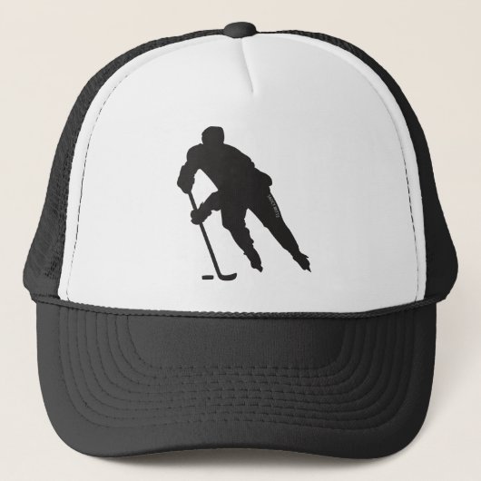 Casquette Ice Hockey Player Silhouette (Devant)