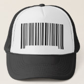 Casquette icône de code barre (Devant)