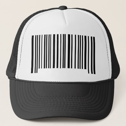 Casquette icône de code barre (Devant)