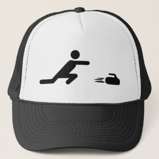 Casquette icône de curling noir