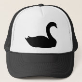 Casquette icône de cygne noir (Devant)