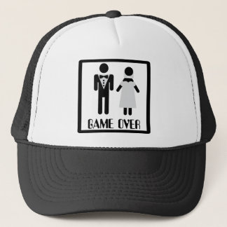 Casquette icône de jeu sur couple nuptial