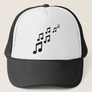 Casquette icône de notes de musique