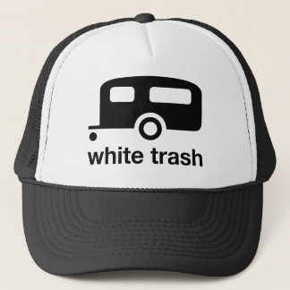 Casquette Icône de remorque de déchets blancs - terrain de