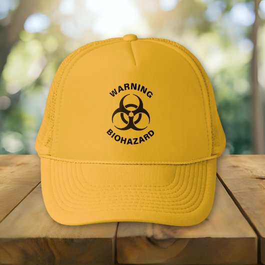 Casquette Icône de risque biologique