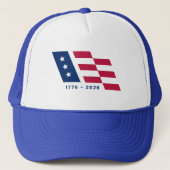 Casquette Icône du drapeau américain (Devant)
