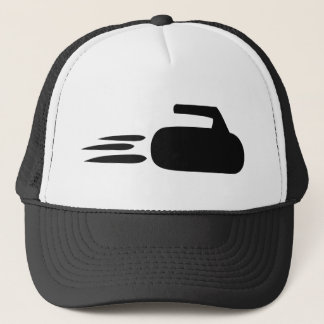Casquette icône en forme de pierre de curling