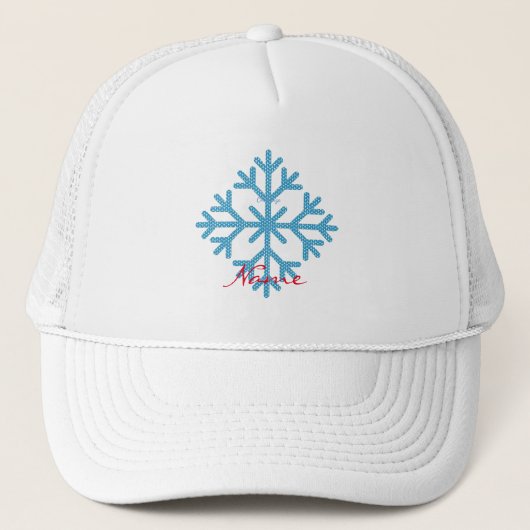 Casquette Icy Blue Snowflake Thunder_Cove (Devant)
