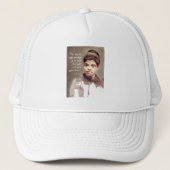 Casquette Ida B Wells Et Citation "Right & Wrong" (Devant)