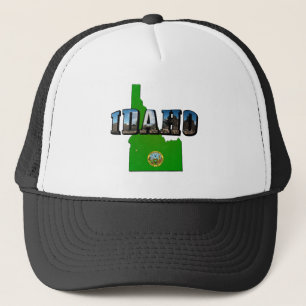 Casquette Idaho Carte, sceau et texte de l'image