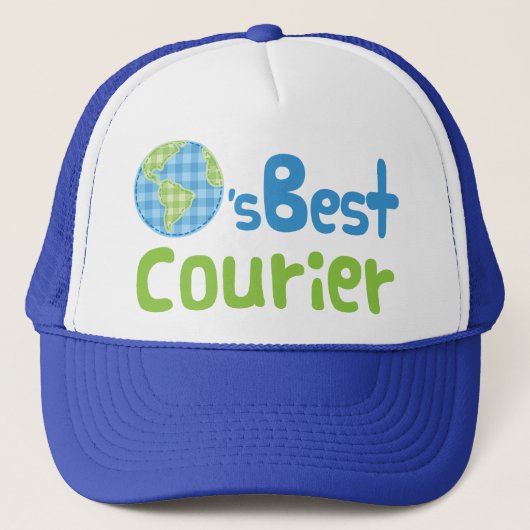Casquette Idée de cadeau pour le messager (mondes meilleurs) (Devant)