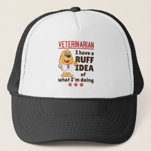 Casquette Idée mignonne de vétérinaire docteur animalier tou