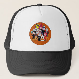 Casquette Idées design d'Halloween mignonne, carto drôle et
