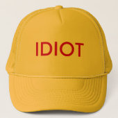 CASQUETTE IDIOT (Devant)