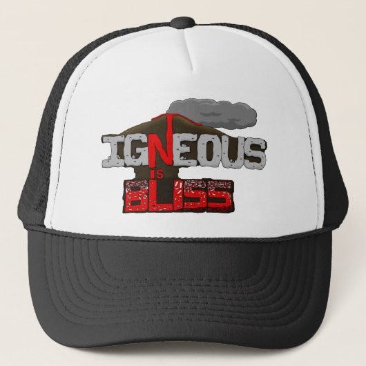 Casquette Igneous est Bliss Volcano Print (Devant)