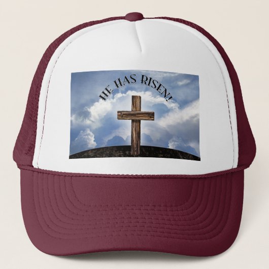 Casquette Il Est Devenu Un Ciel De Croix Robuste (Devant)