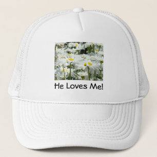 Casquette Il m'aime ! Chapeaux Mariée Amour Mariage Margueri