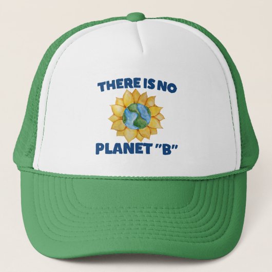 Casquette Il n'y a pas de planète B (Devant)