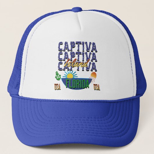 Casquette Île Captiva, Floride (Devant)