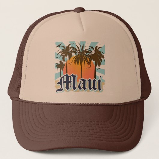 Casquette Île de souvenir de Maui Hawaï (Devant)