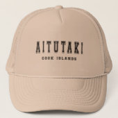 Casquette Îles Cook d'Aitutaki (Devant)
