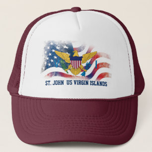 Casquette Îles Vierges américaines Drapeaux américains St