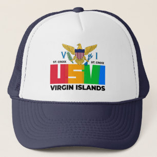 Casquette Îles Vierges américaines Sainte-Croix USVI Tropi