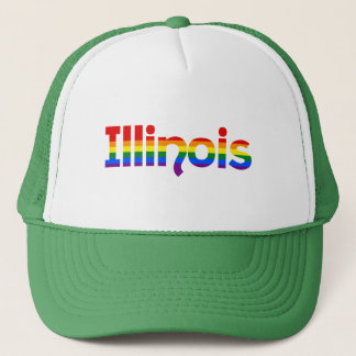 Casquette Illinois Rainbow text Hat