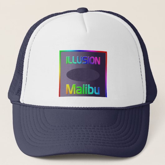 casquette "ILLUSION Malibu" ! (Devant)