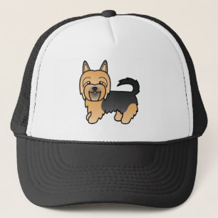 Casquette Illustration Bleue Et Tan Australian Terrier Cute