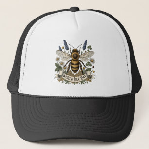 Casquette Illustration botanique vintage pour la Journée mon