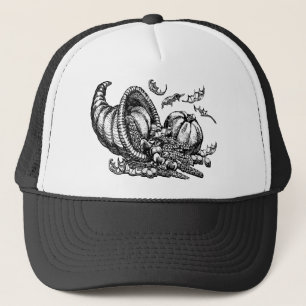 Casquette Illustration classique en osier Cornucopia noir bl