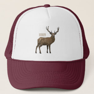 Casquette Illustration de cerf de dessin animé